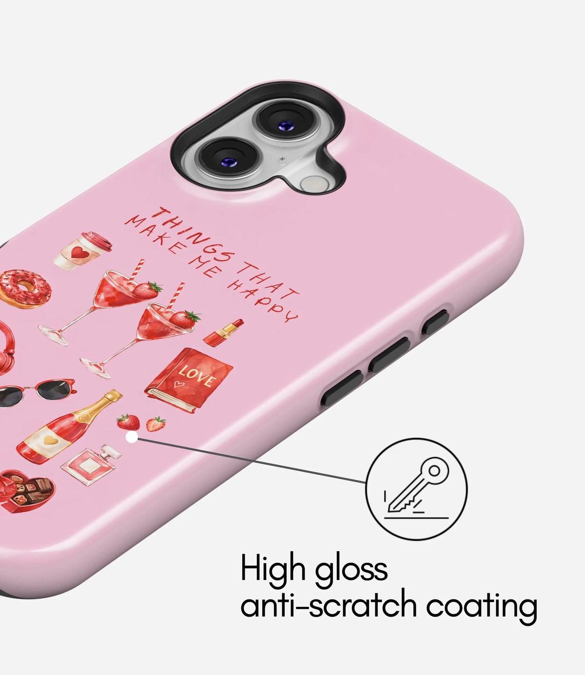 Soft Girl Essentials Premium Tough Shining Phone Case (Double Layer) Available For All iPhone Models