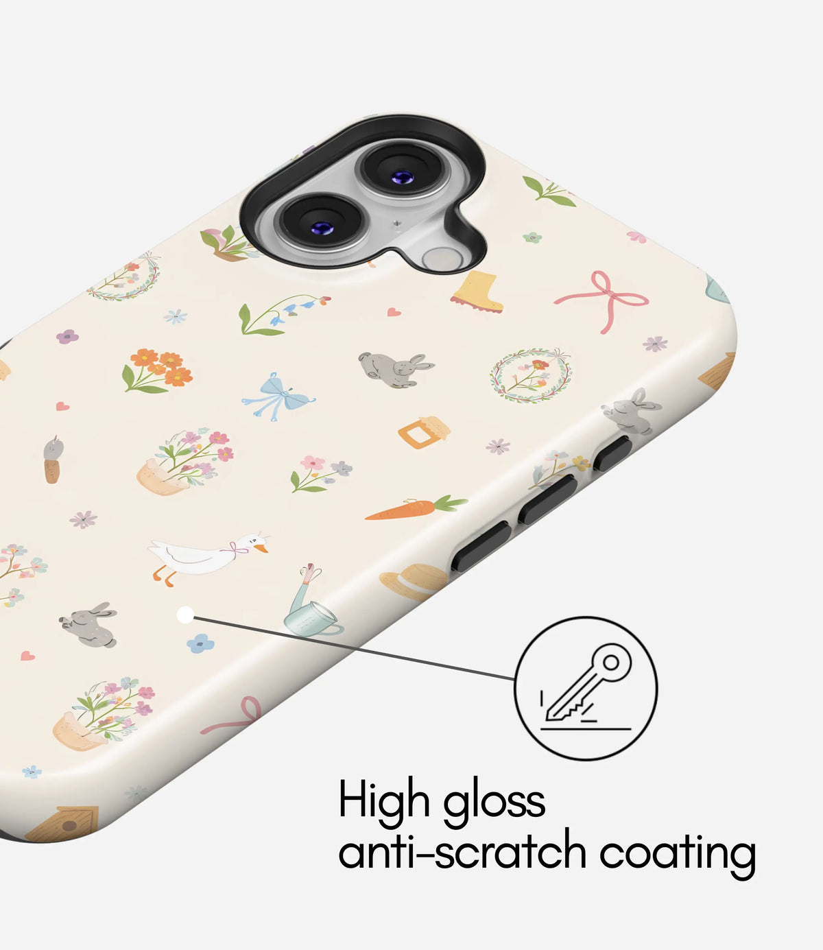 Cottage Garden Club Premium Tough Shining Phone Case (Double Layer) Available For All iPhone Models