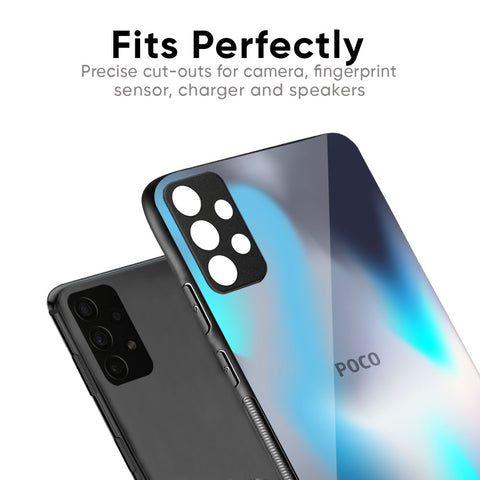 Blue Swan Shadow Glossy Case for Poco F6 5G