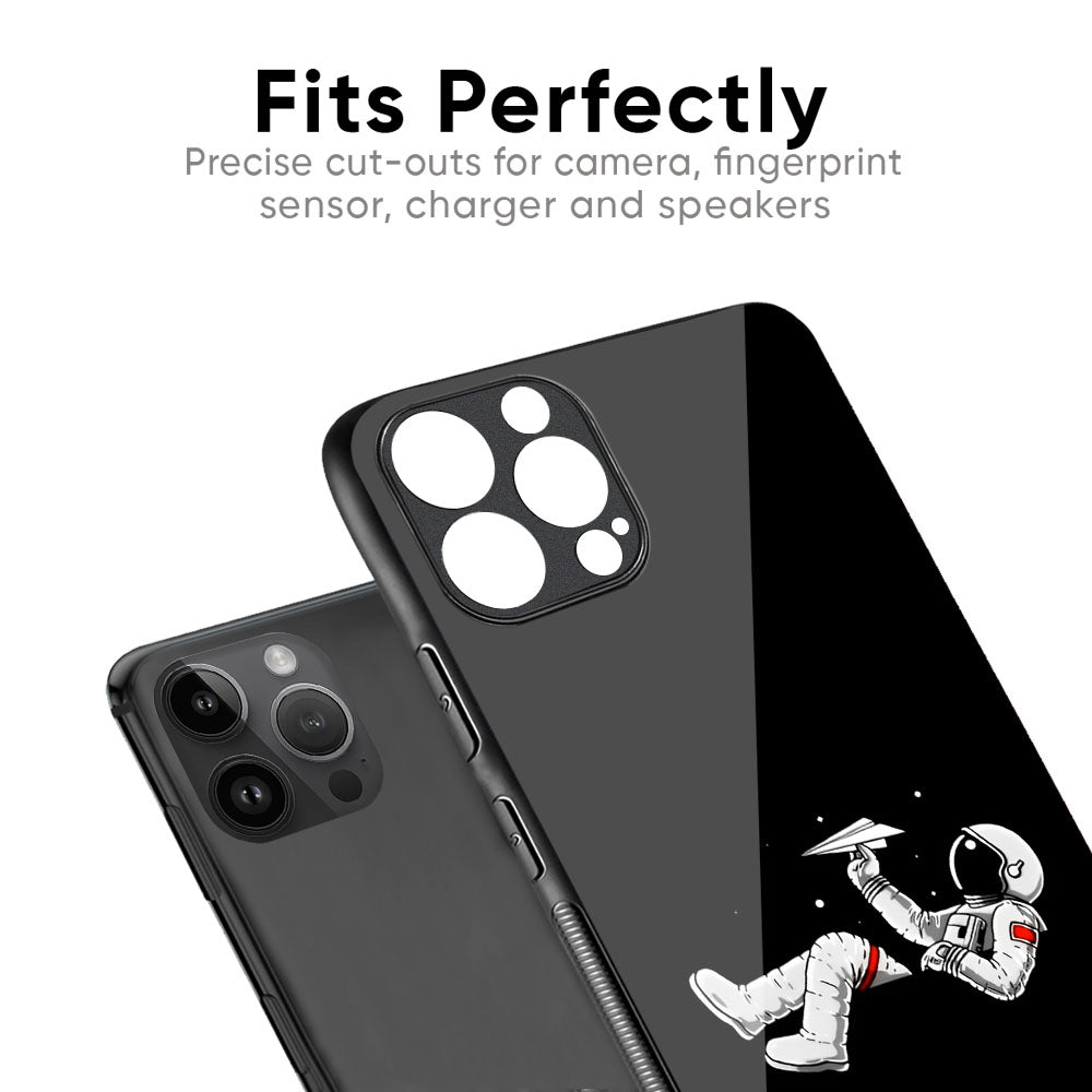 Space Traveller Glass Case for iPhone 17 Pro Max