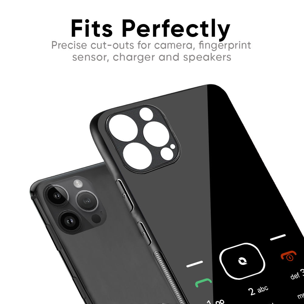 Classic Keypad Pattern Glass Case for iPhone 17 Pro Max