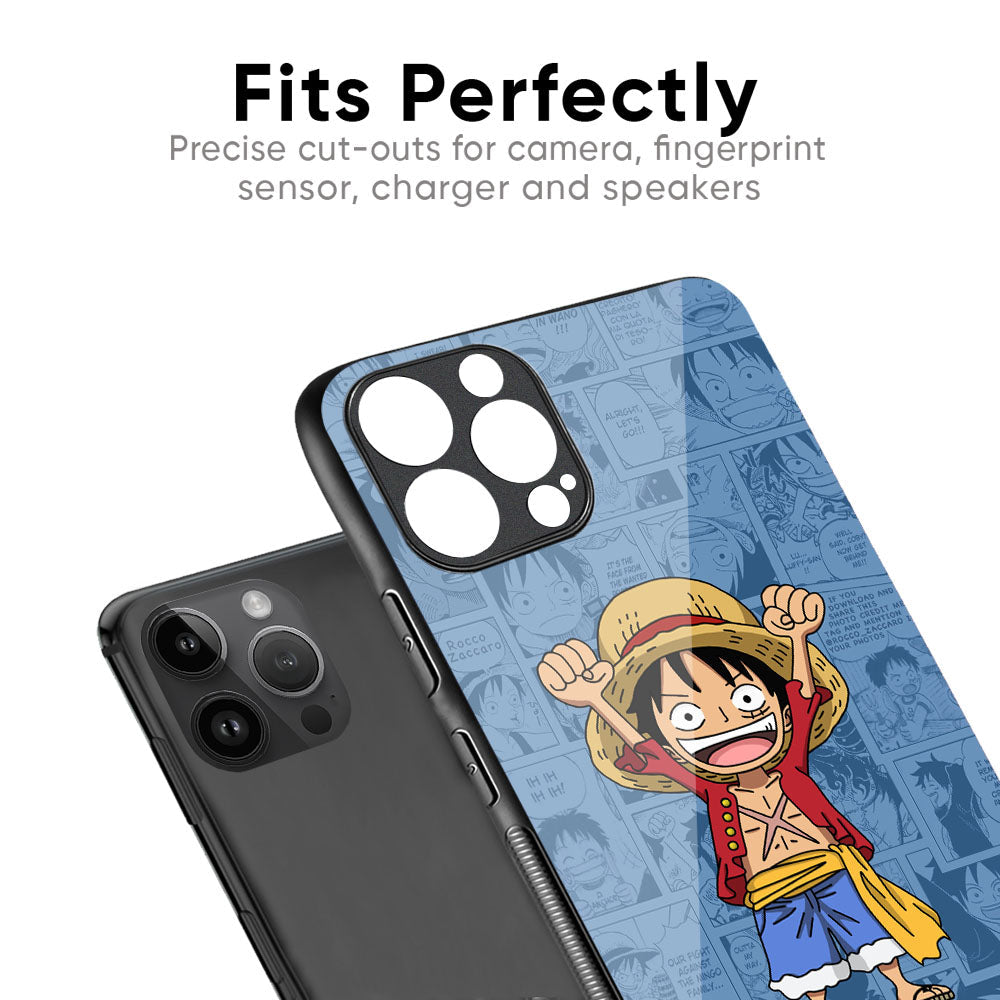 Chubby Anime Glass Case for iPhone 17 Pro Max
