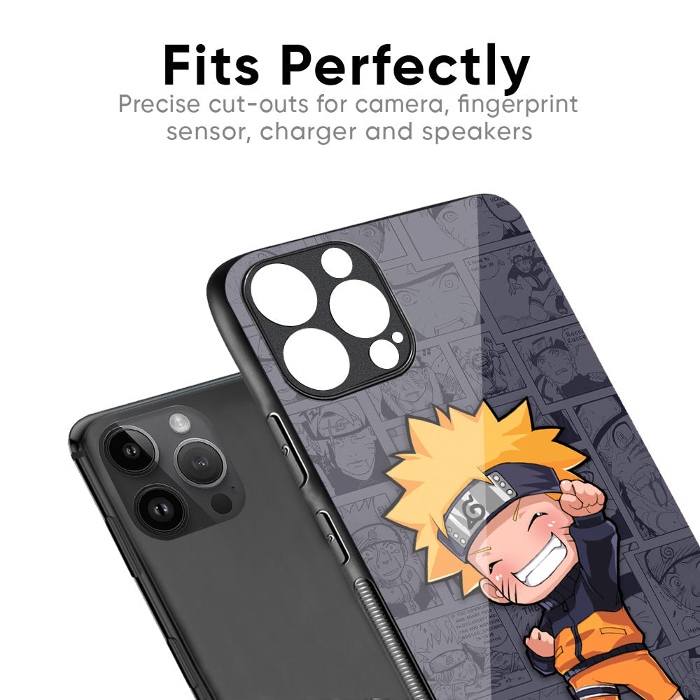 Orange Chubby Glass Case for iPhone 17 Pro Max