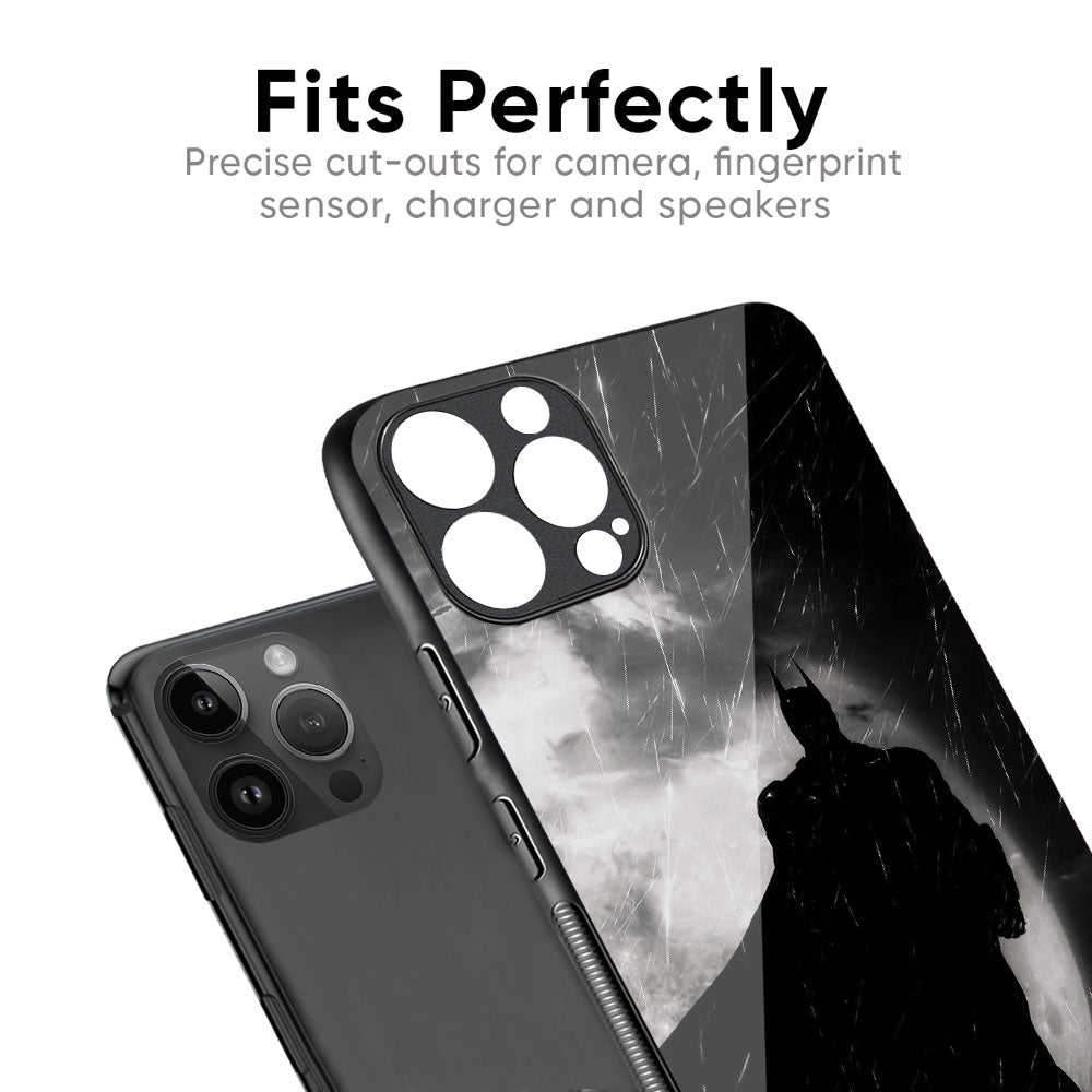 Dark Warrior Hero Glass Case for iPhone 17 Pro Max