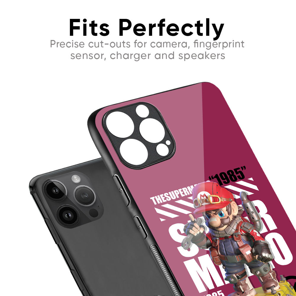 Gangster Hero Glass Case for iPhone 17 Pro Max