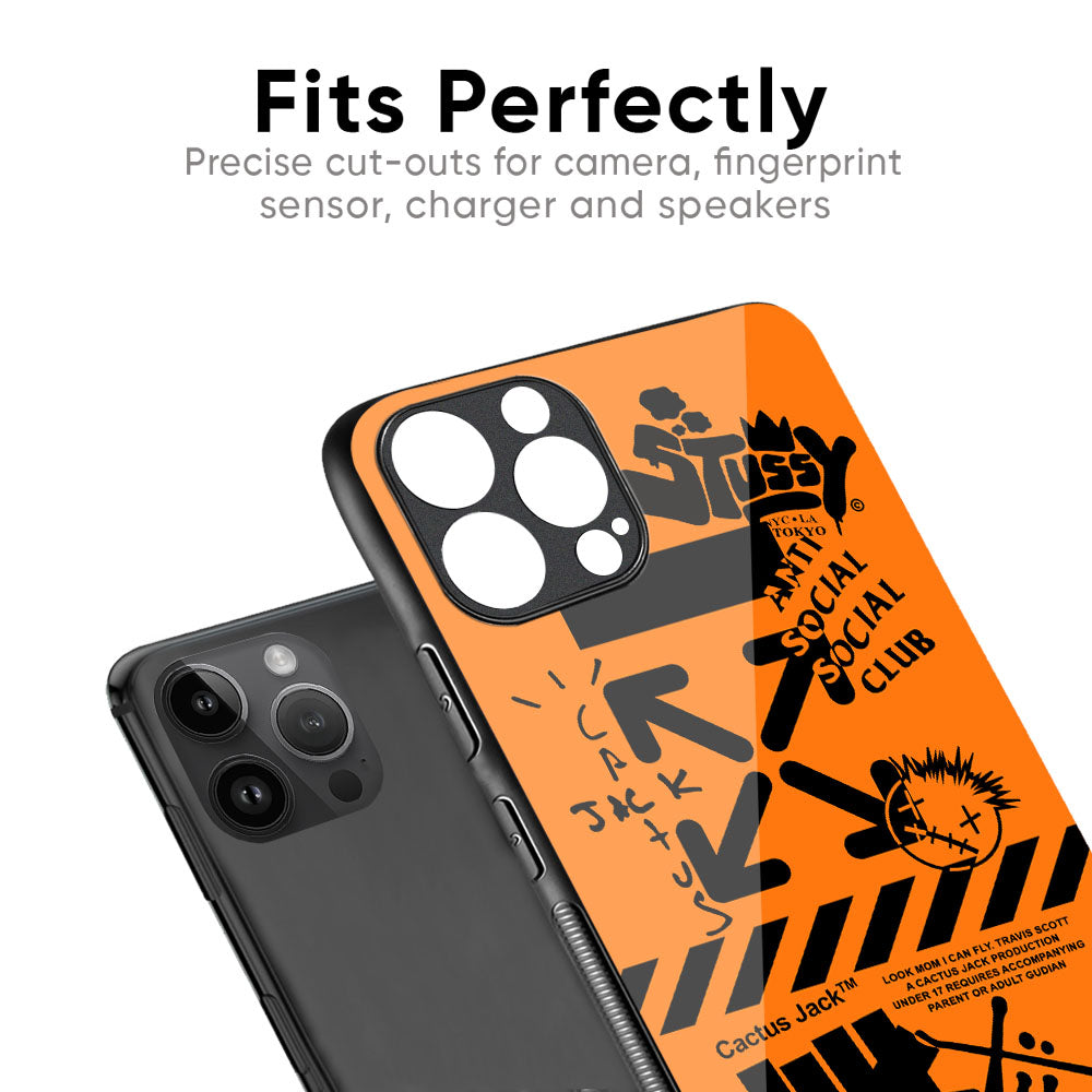 Anti Social Club Glass Case for iPhone 17 Pro Max