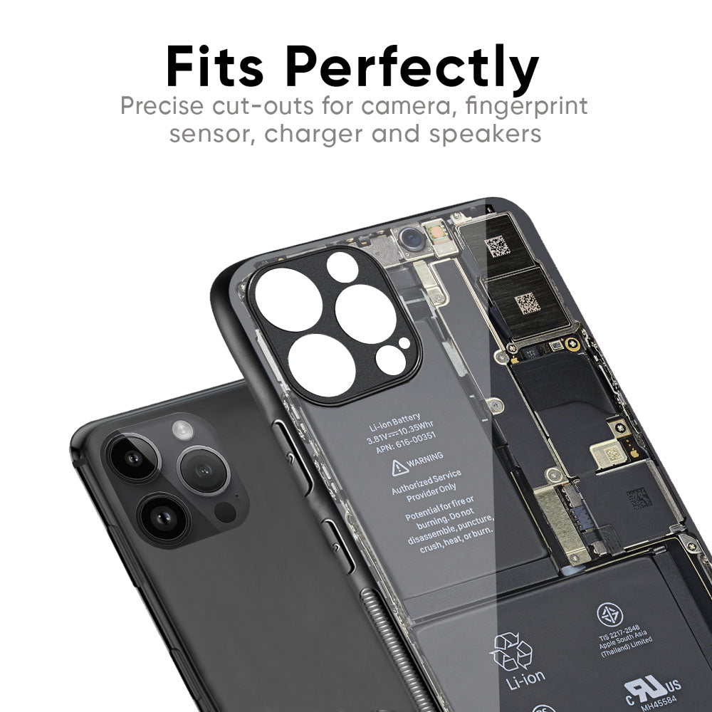 Skeleton Inside Glass Case for iPhone 17 Pro Max