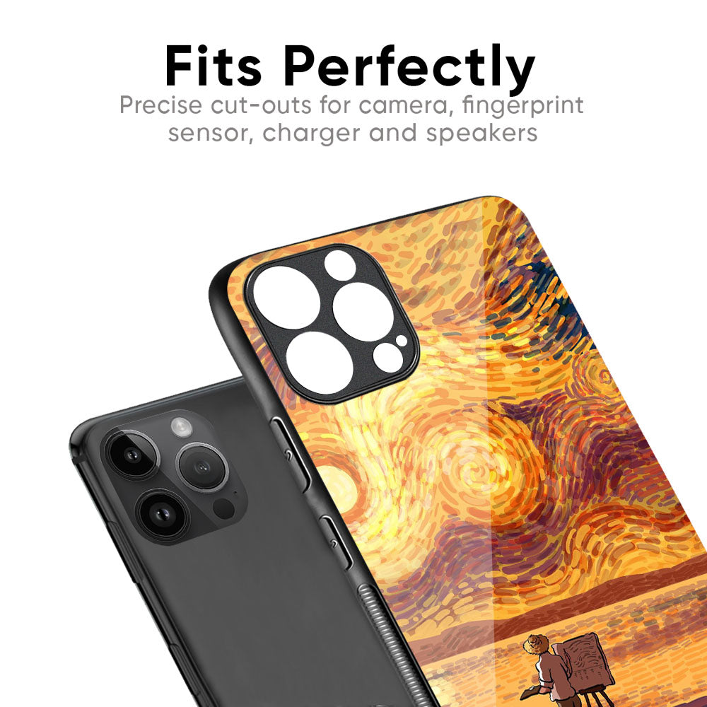 Sunset Vincent Glass Case for iPhone 17 Pro Max