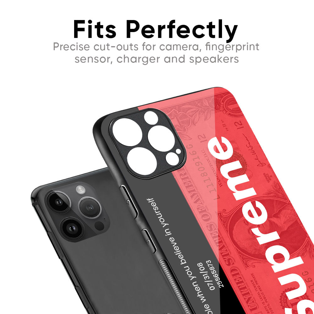Supreme Ticket Glass Case for iPhone 17 Pro Max