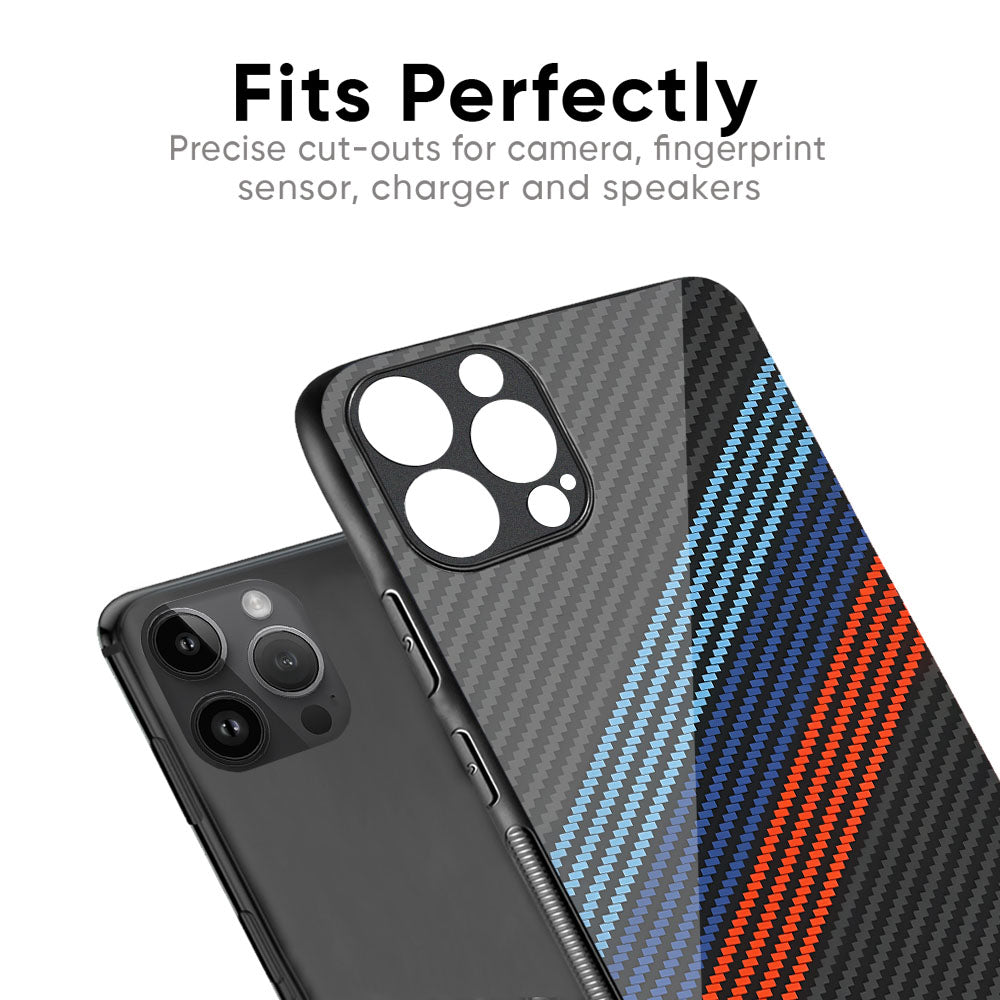 Carbon Inspired Glass Case for iPhone 17 Pro Max