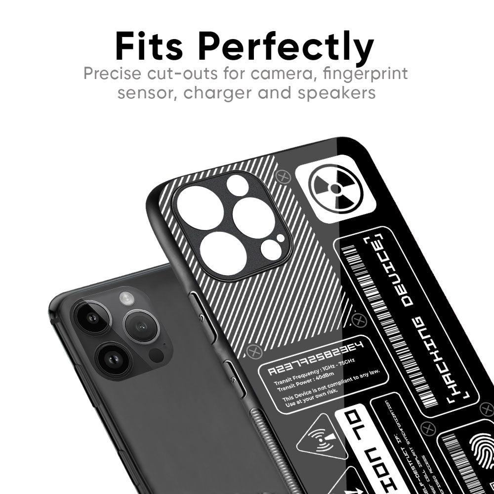 Futuristic Art Glass Case for iPhone 17 Pro Max