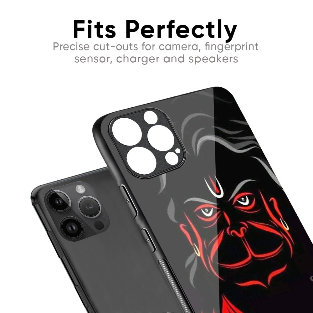 Lord Hanuman Glass Case For iPhone 17 Pro Max
