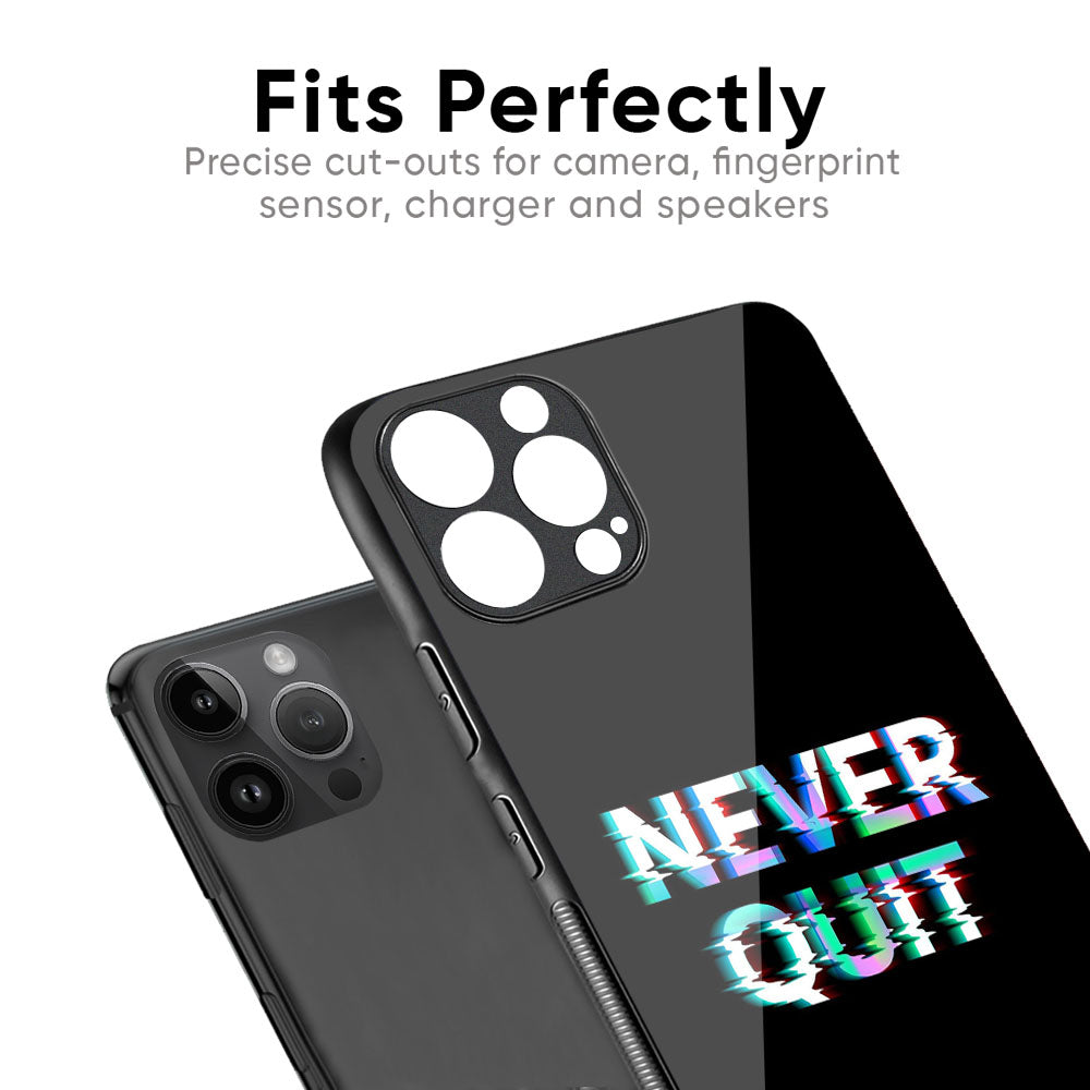 Never Quit Glass Case For iPhone 17 Pro Max