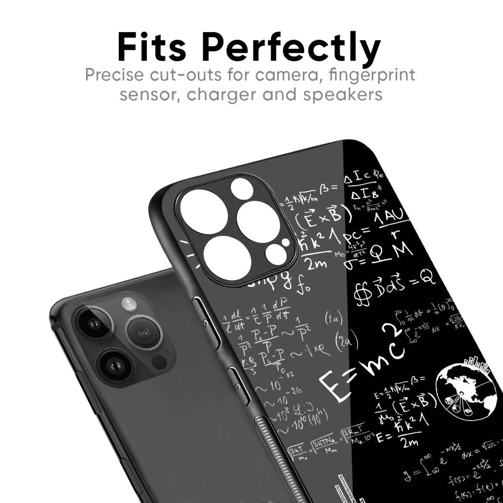 Funny Math Glass Case for iPhone 17 Pro Max