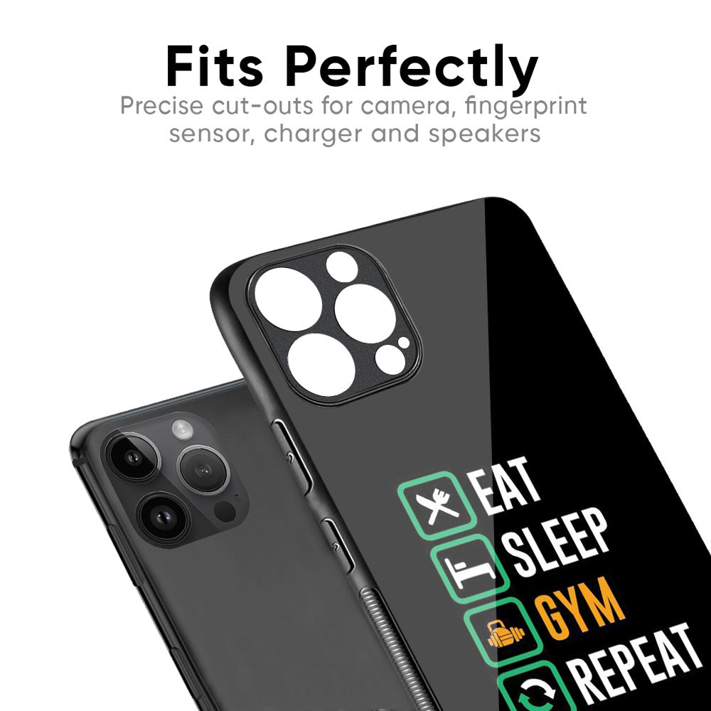 Daily Routine Glass Case for iPhone 17 Pro Max
