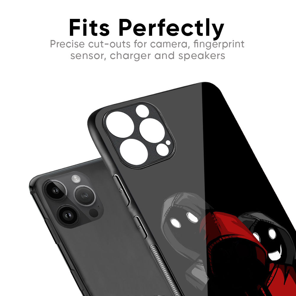 Shadow Character Glass Case for iPhone 17 Pro Max