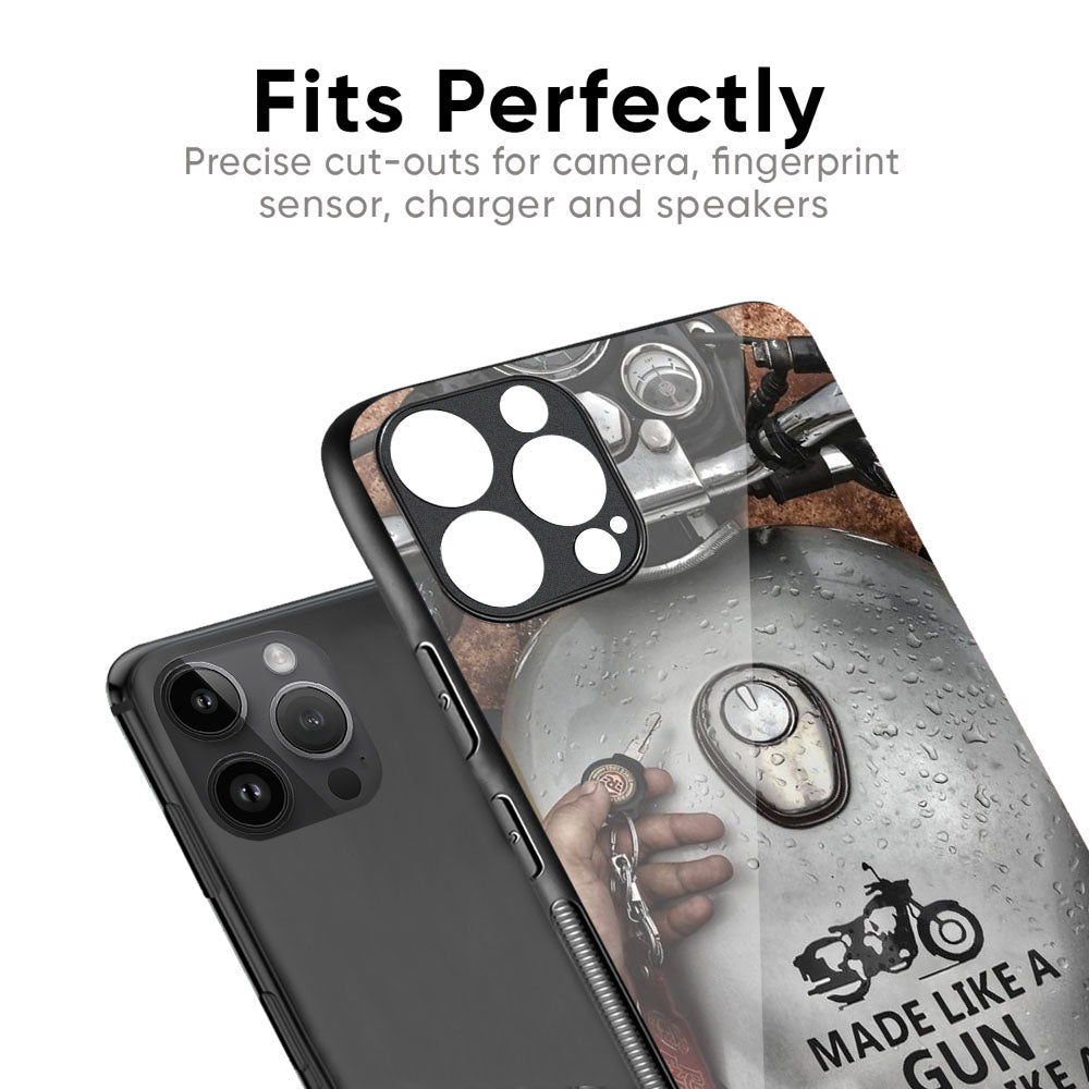 Royal Bike Glass Case for iPhone 17 Pro Max