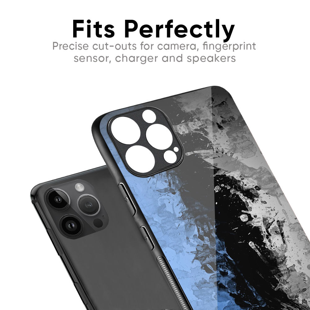 Dark Grunge Glass Case for iPhone 17 Pro Max