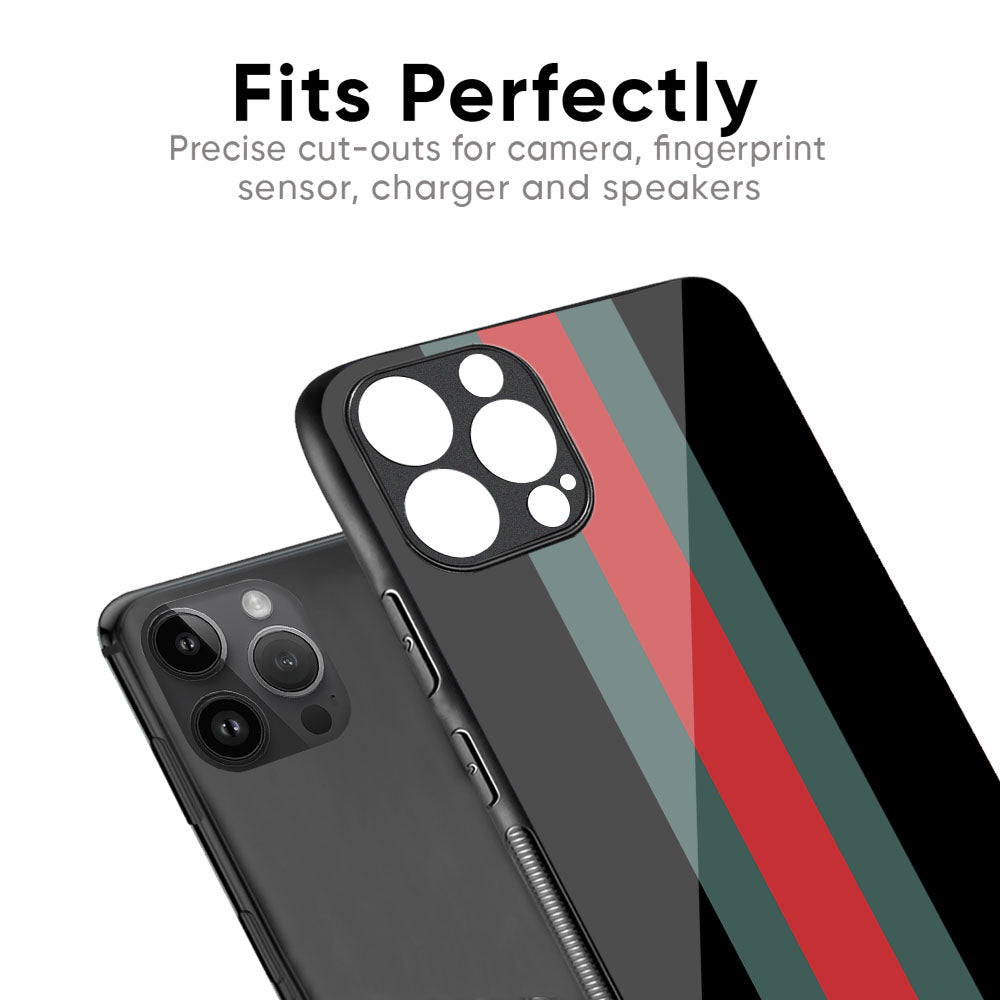 Vertical Stripes Glass Case for iPhone 17 Pro Max