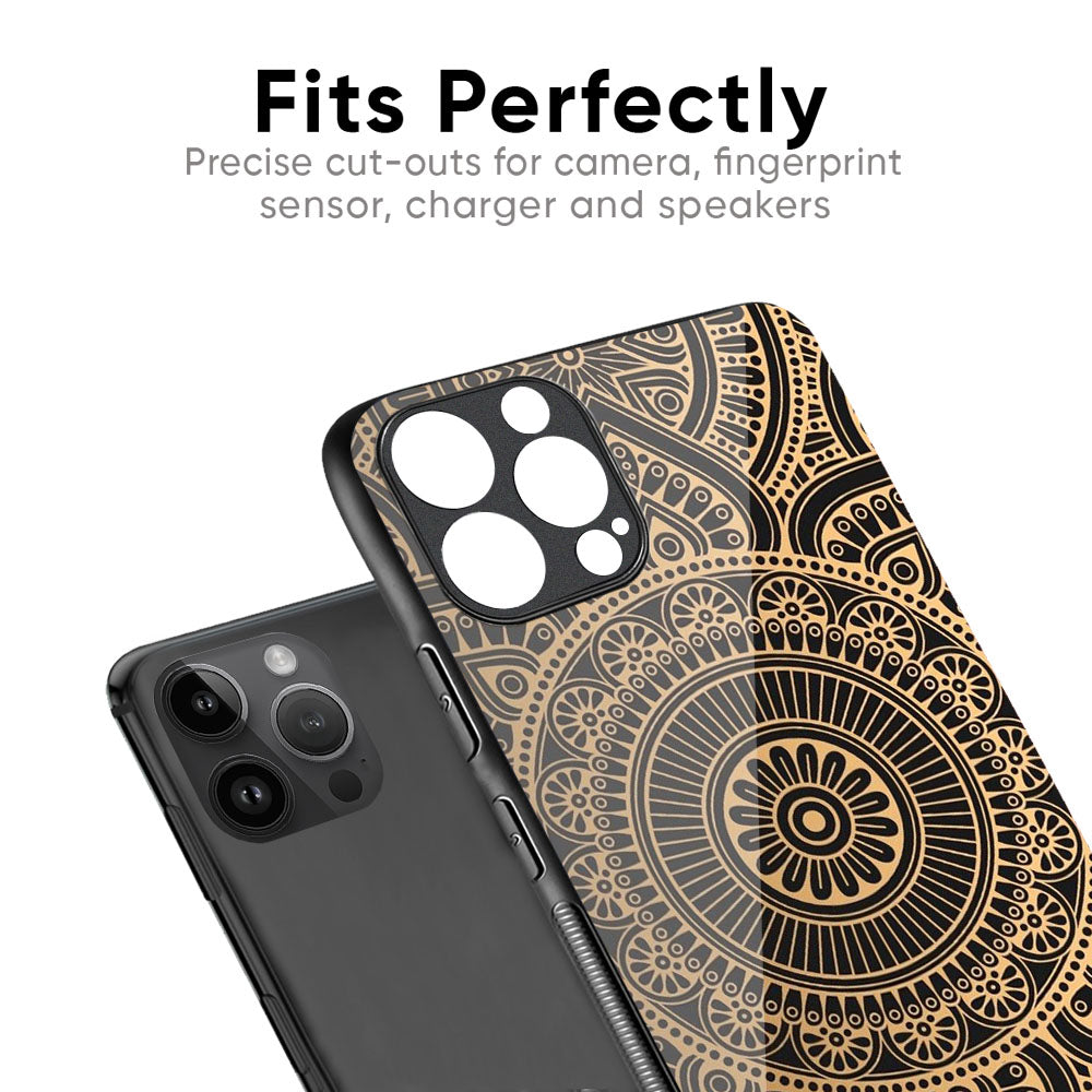 Luxury Mandala Glass Case for iPhone 17 Pro Max