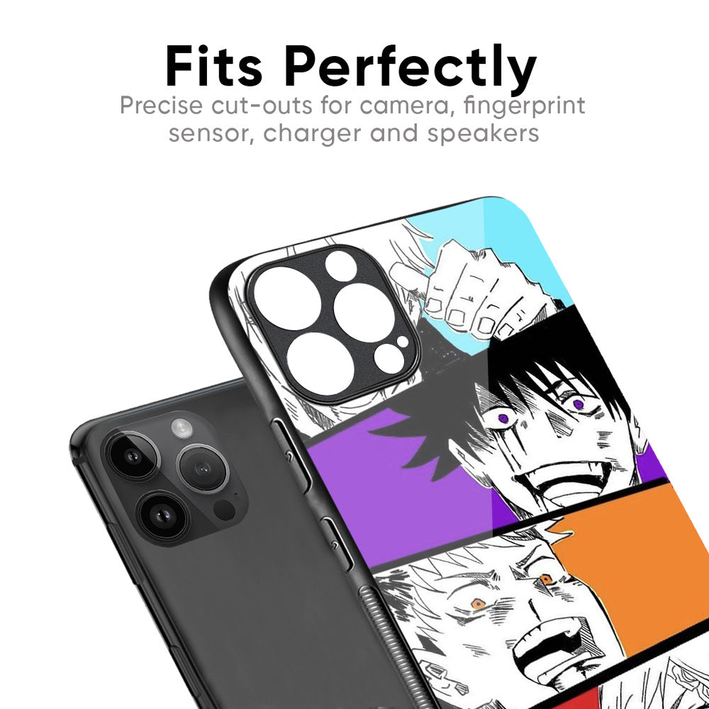 Anime Sketch Glass Case for iPhone 17 Pro Max