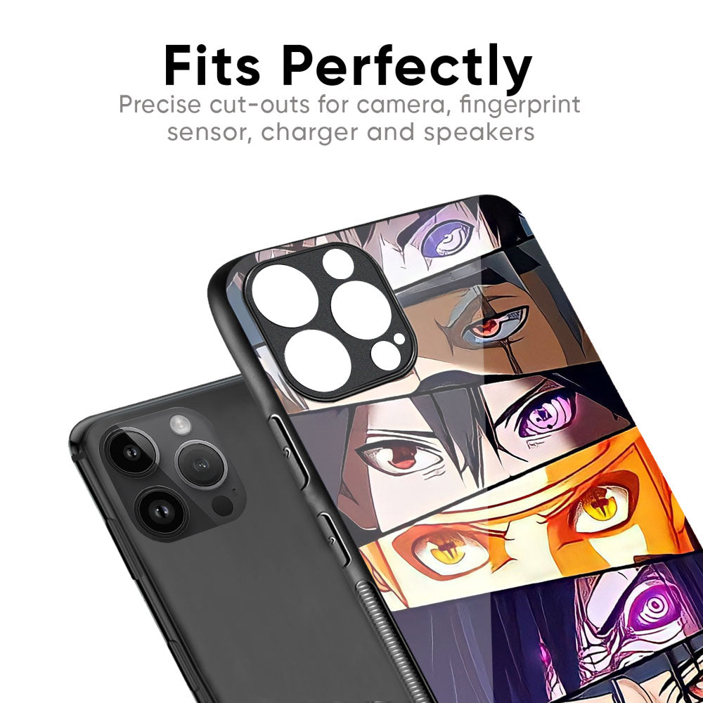 Anime Eyes Glass Case for iPhone 17 Pro Max