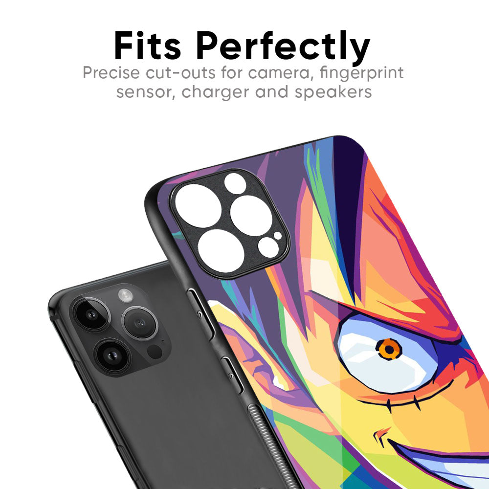 Monkey Wpap Pop Art Glass Case for iPhone 17 Pro Max
