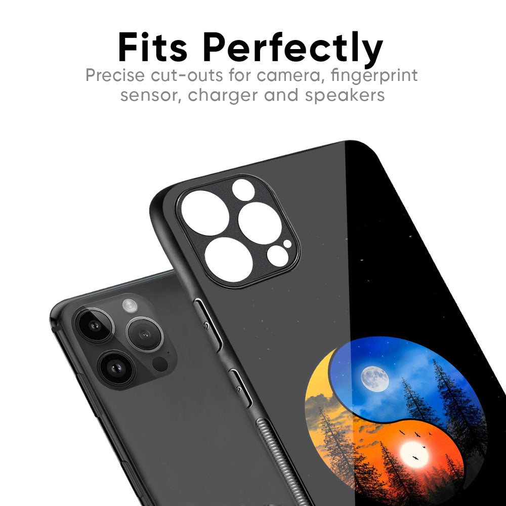 Yin Yang Balance Glass Case for iPhone 17 Pro Max
