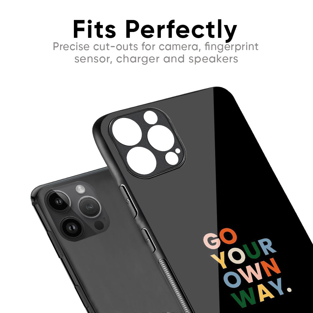 Go Your Own Way Glass Case for iPhone 17 Pro Max