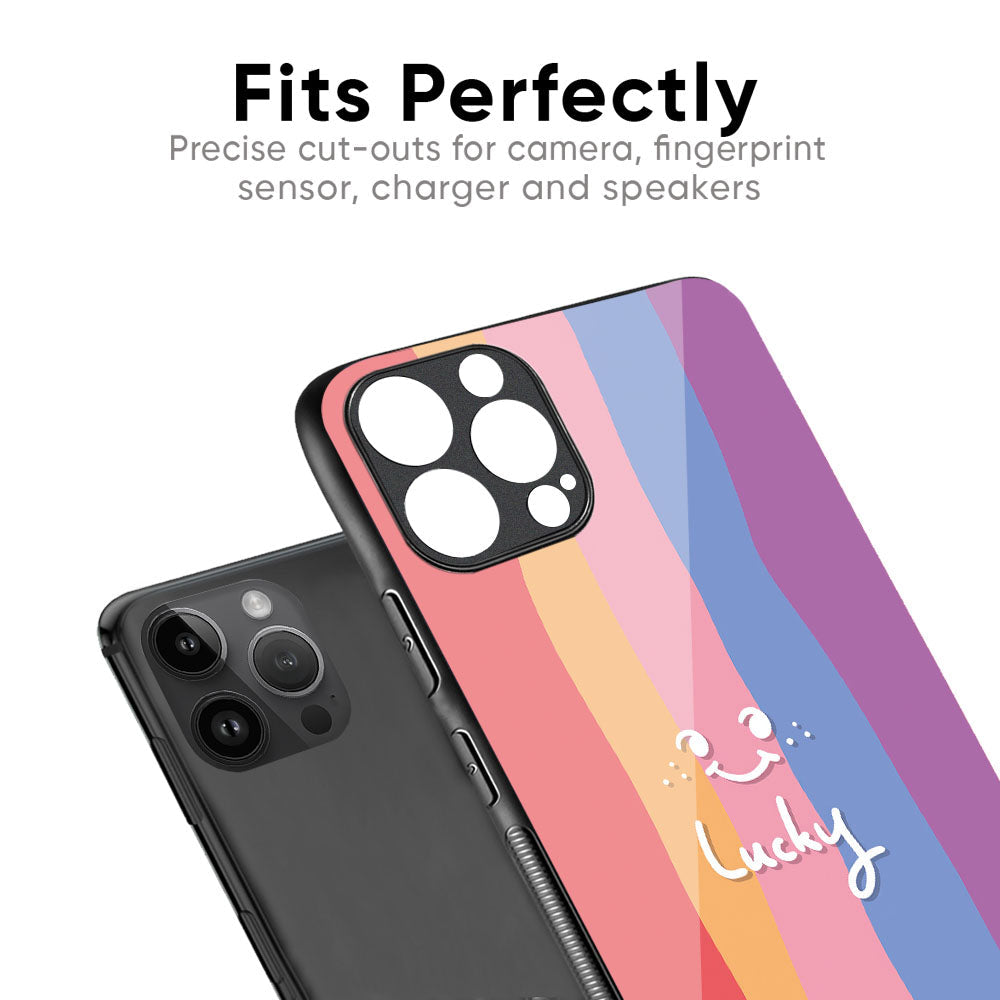 Lucky Abstract Glass Case for iPhone 17 Pro Max