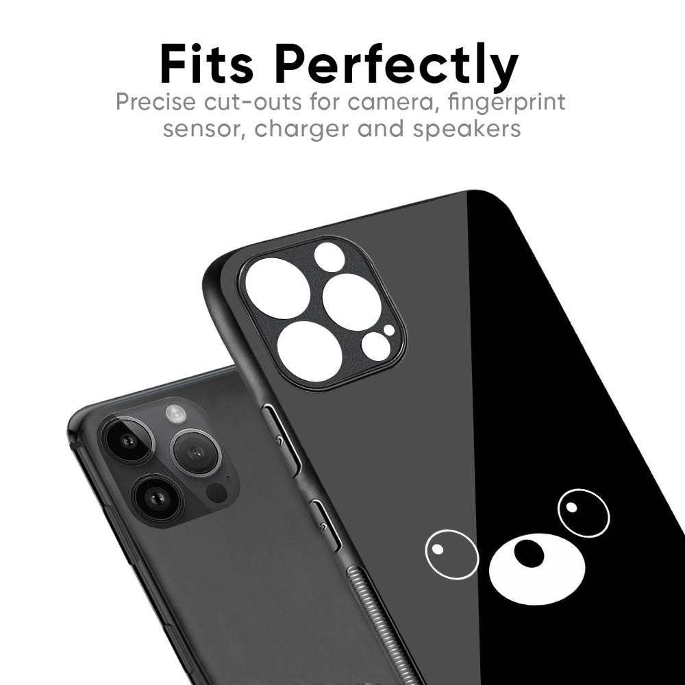 Cute Bear Glass Case for iPhone 17 Pro Max