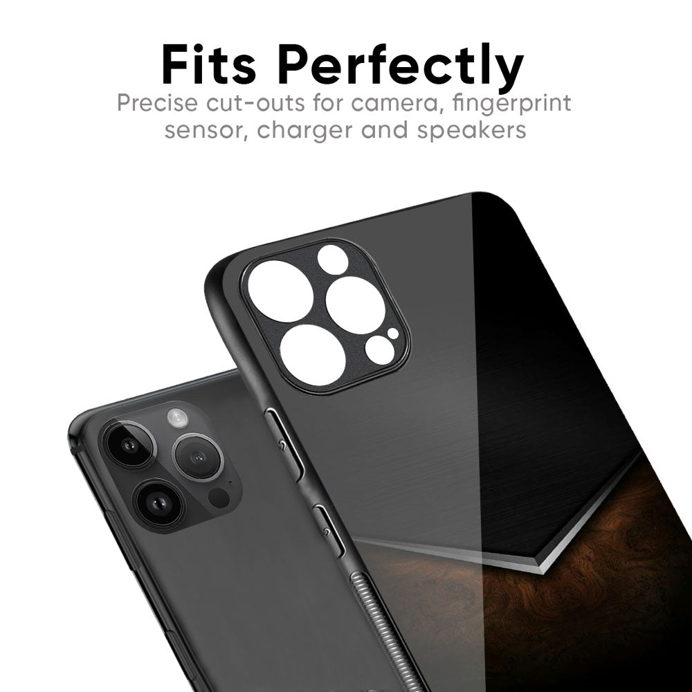 Dark Walnut Glass Case for iPhone 17 Pro Max