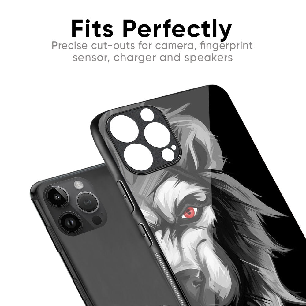 Wild Lion Glass Case for iPhone 17 Pro Max