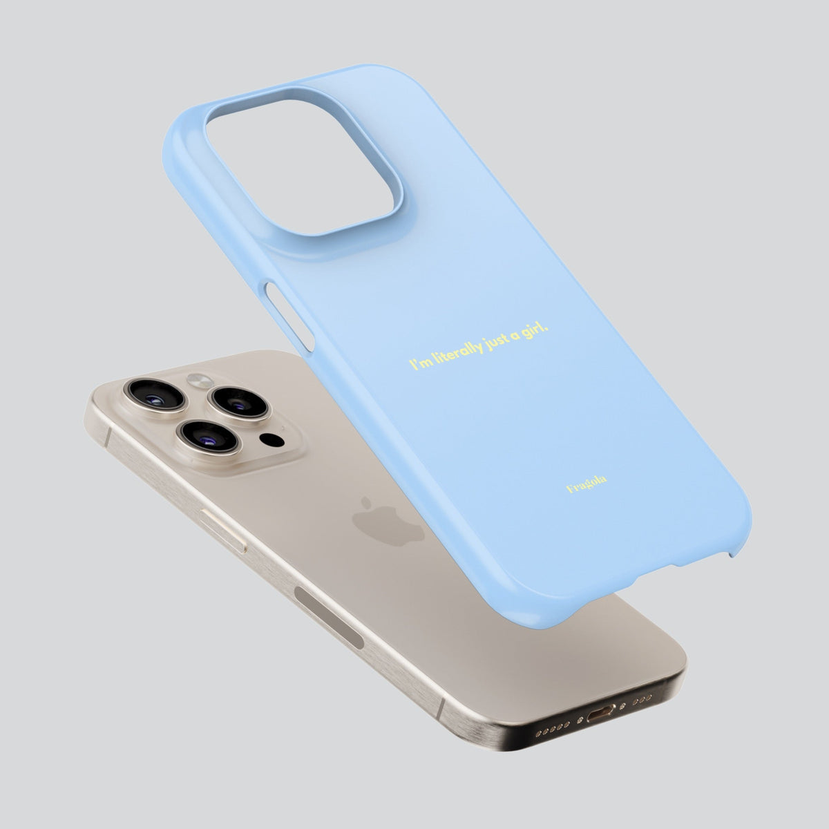 Just a Girl Premium Tough Shining Phone Case (Double Layer) Available For All iPhone Models