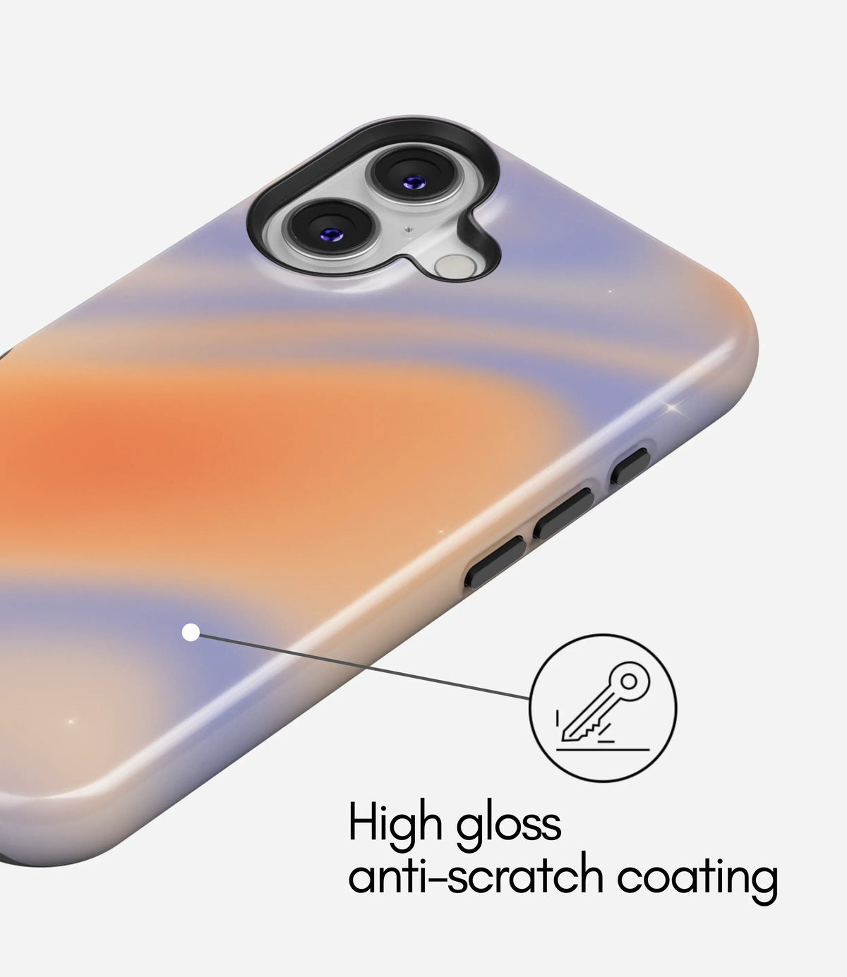 Sunset Mirage Premium Tough Shining Phone Case (Double Layer) Available For All iPhone Models