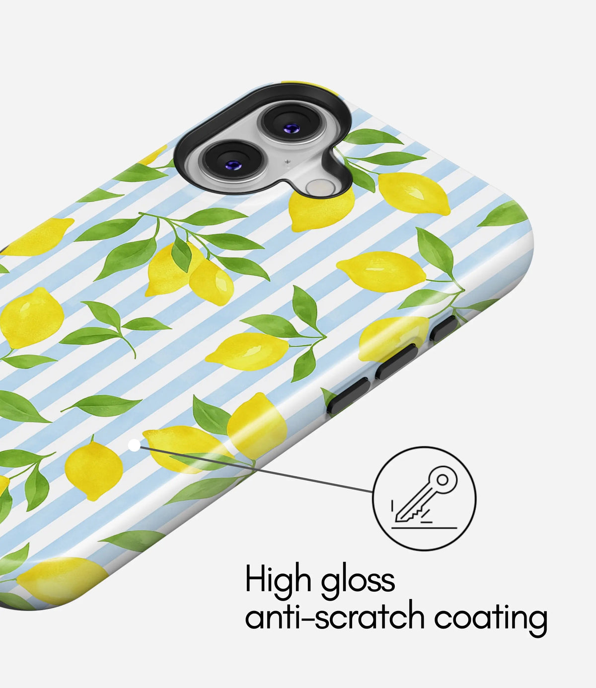 Lemonade Dreams Premium Tough Shining Phone Case (Double Layer) Available For All iPhone Models