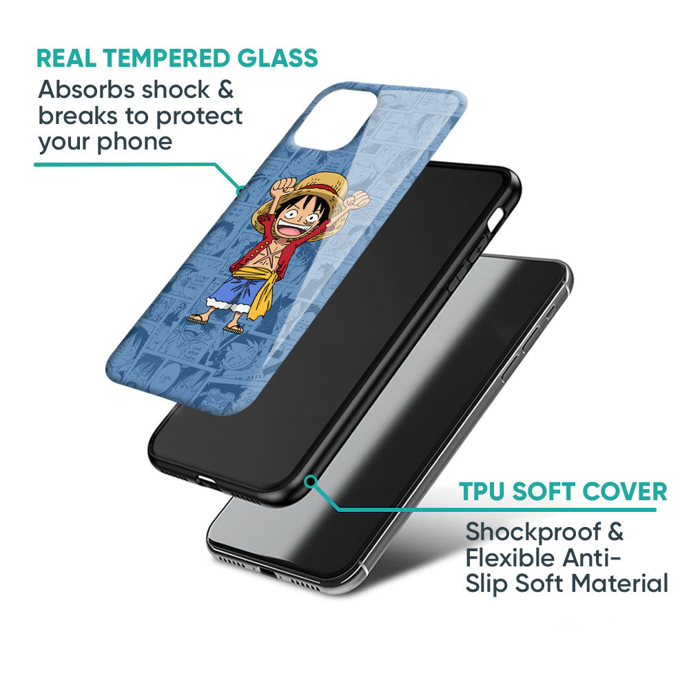 Chubby Anime Glass Case for iPhone 17 Pro Max