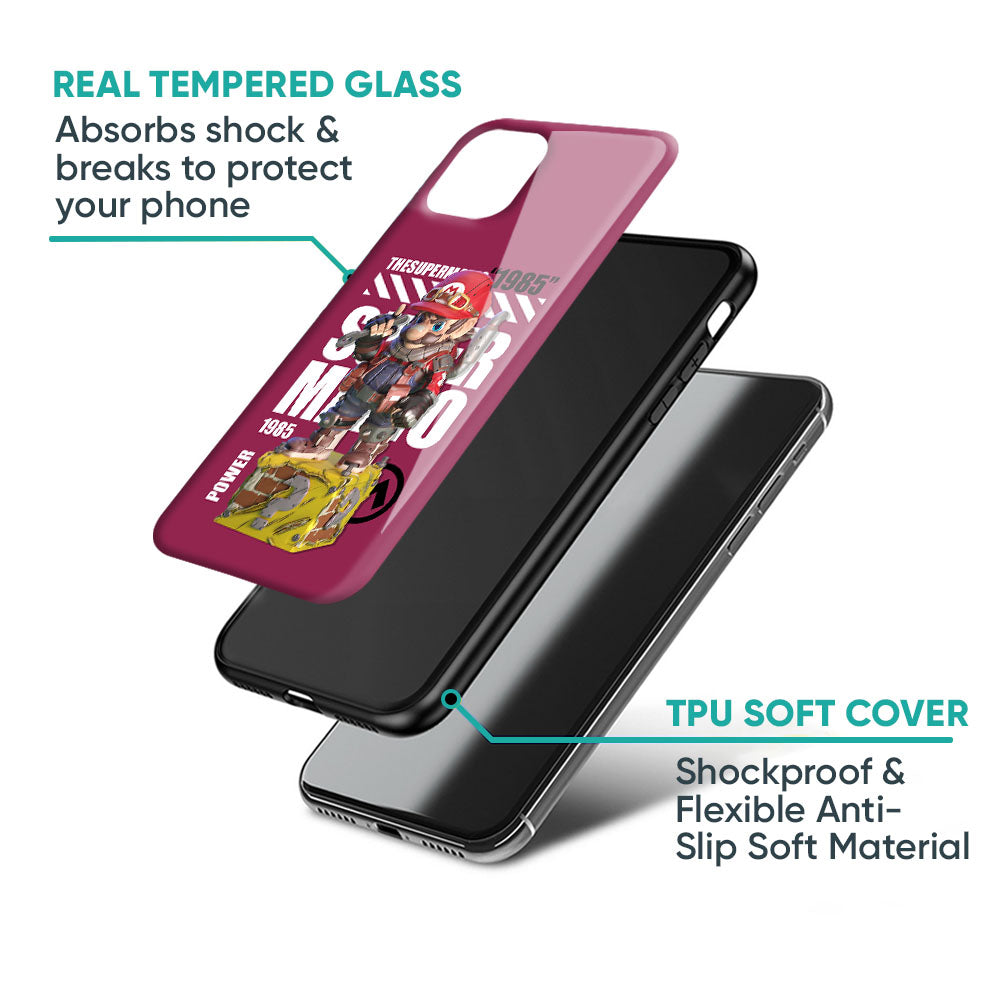Gangster Hero Glass Case for iPhone 17 Pro Max