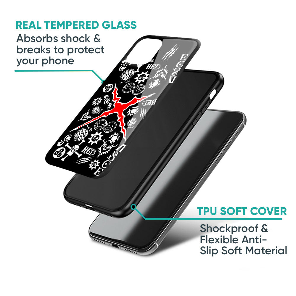 Red Zone Glass Case for iPhone 17 Pro Max