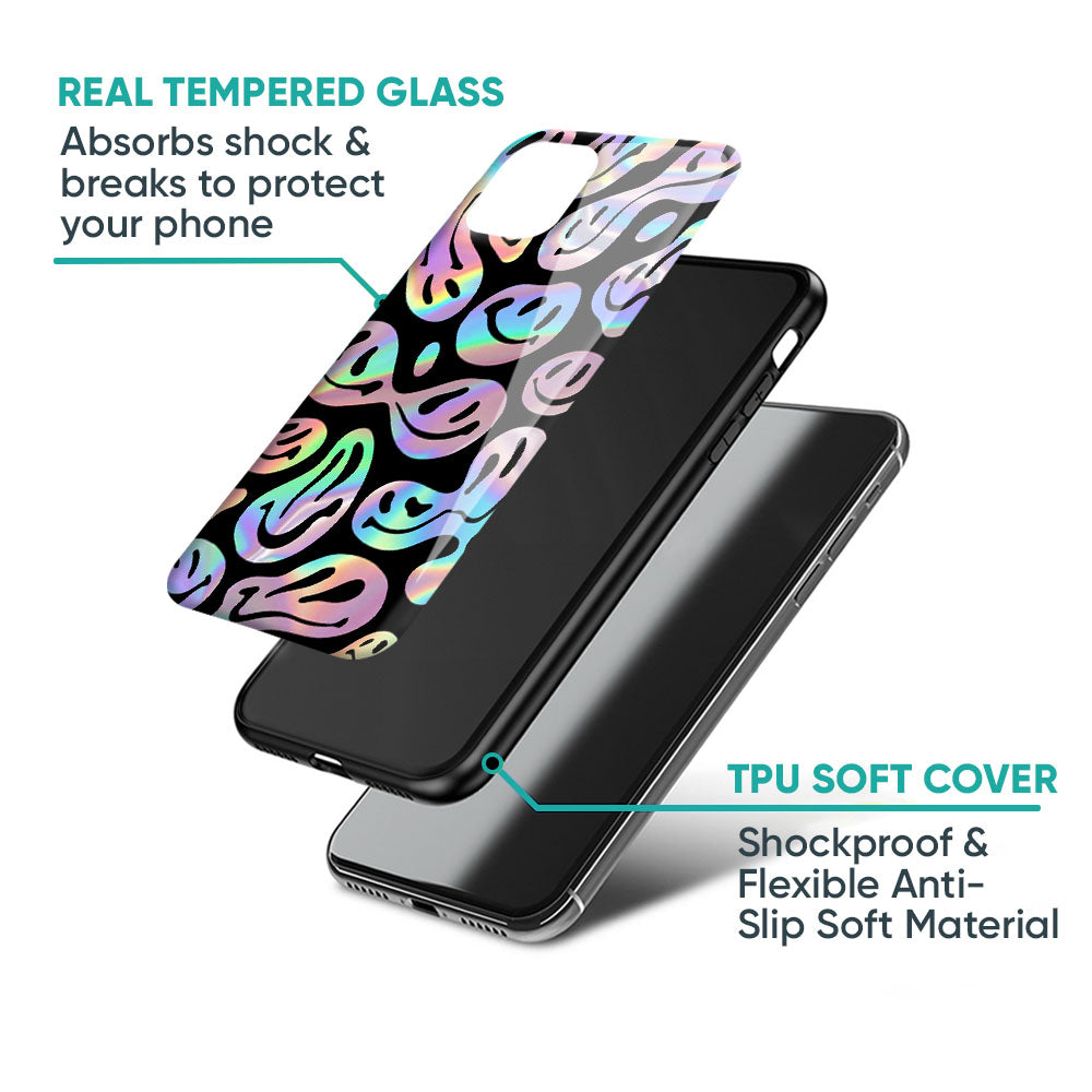 Acid Smile Glass Case for iPhone 17 Pro Max