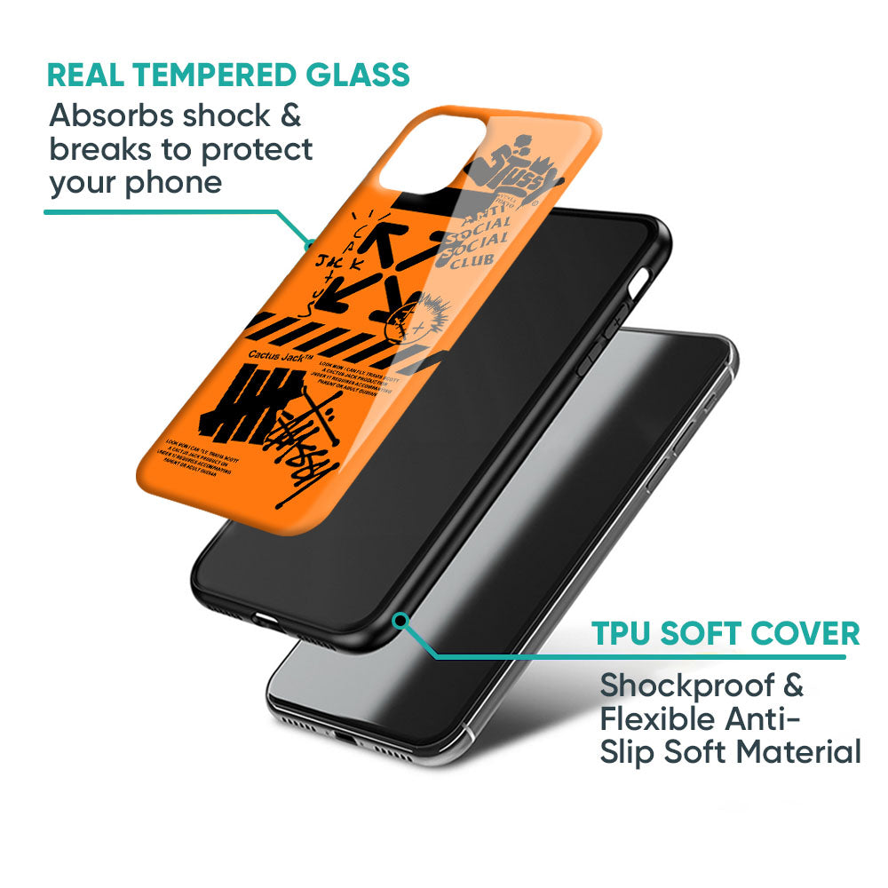 Anti Social Club Glass Case for iPhone 17 Pro Max
