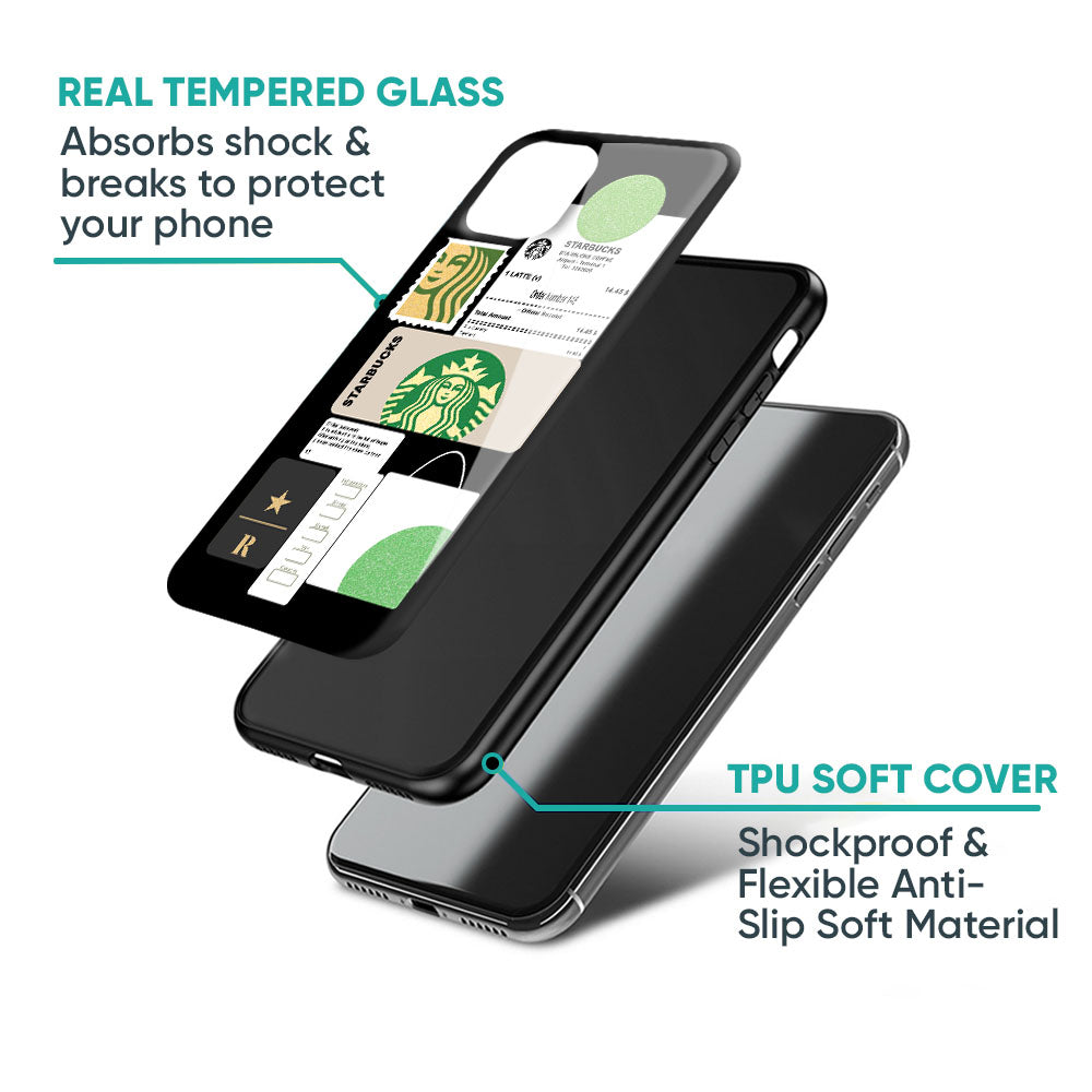 Coffee Latte Glass Case for iPhone 17 Pro Max