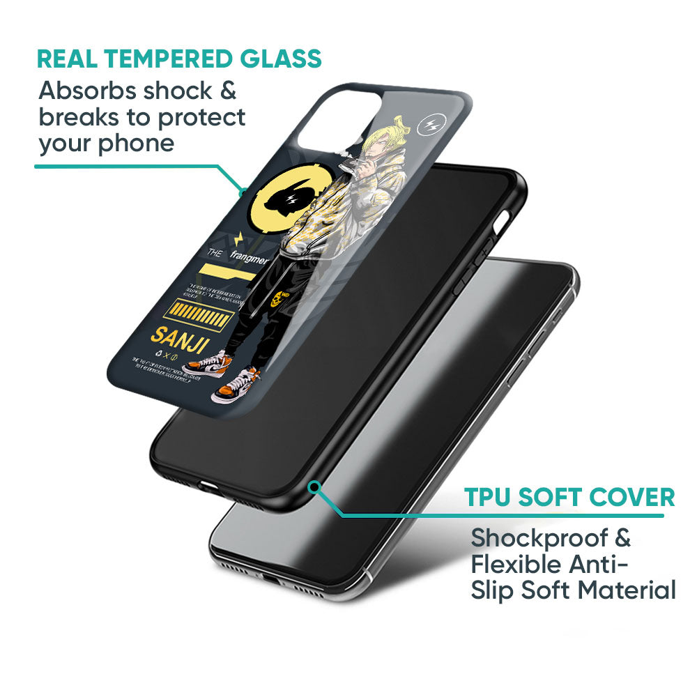 Cool Sanji Glass Case for iPhone 17 Pro Max