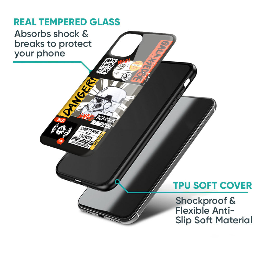 Galaxy Edge Glass Case for iPhone 17 Pro Max