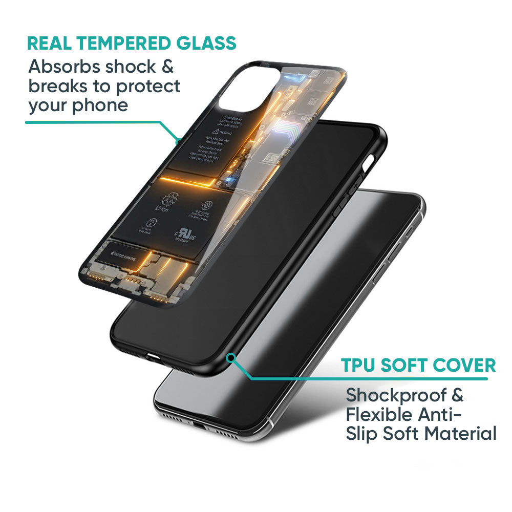 Glow Up Skeleton Glass Case for iPhone 17 Pro Max