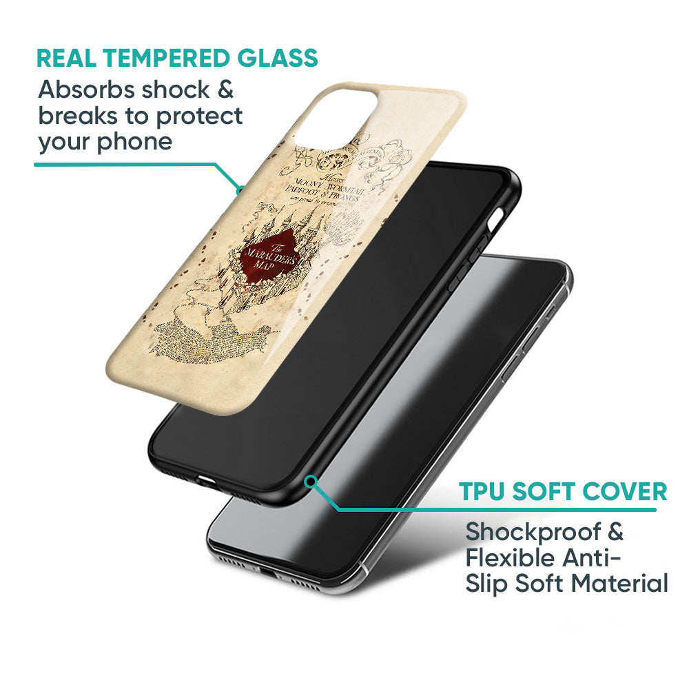 Magical Map Glass Case for iPhone 17 Pro Max