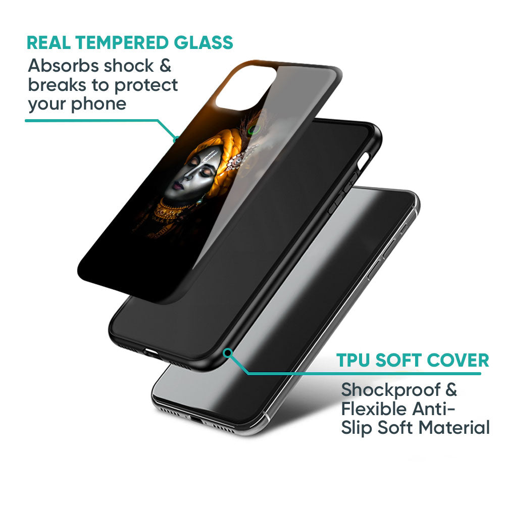 Ombre Krishna Glass Case for iPhone 17 Pro Max