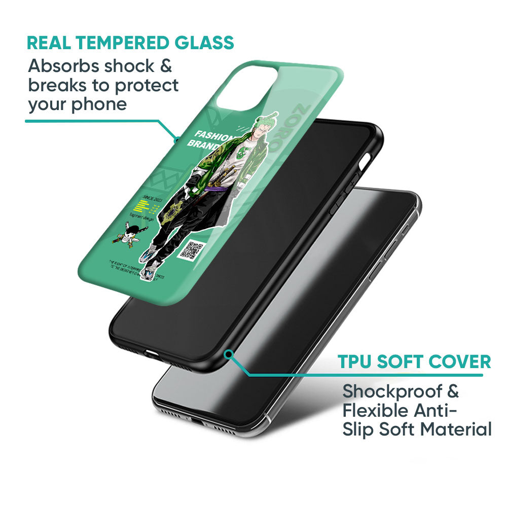 Zoro Bape Glass Case for iPhone 17 Pro Max