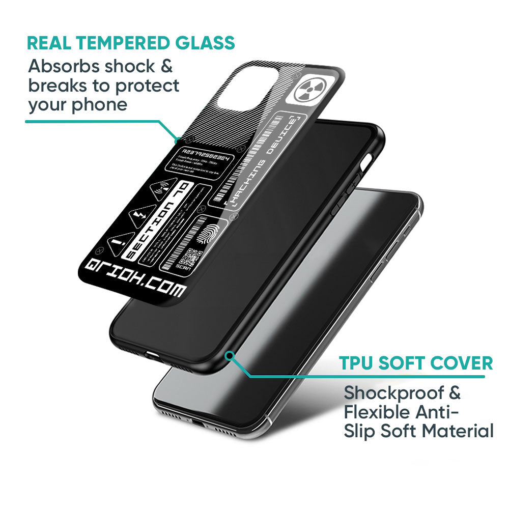 Futuristic Art Glass Case for iPhone 17 Pro Max