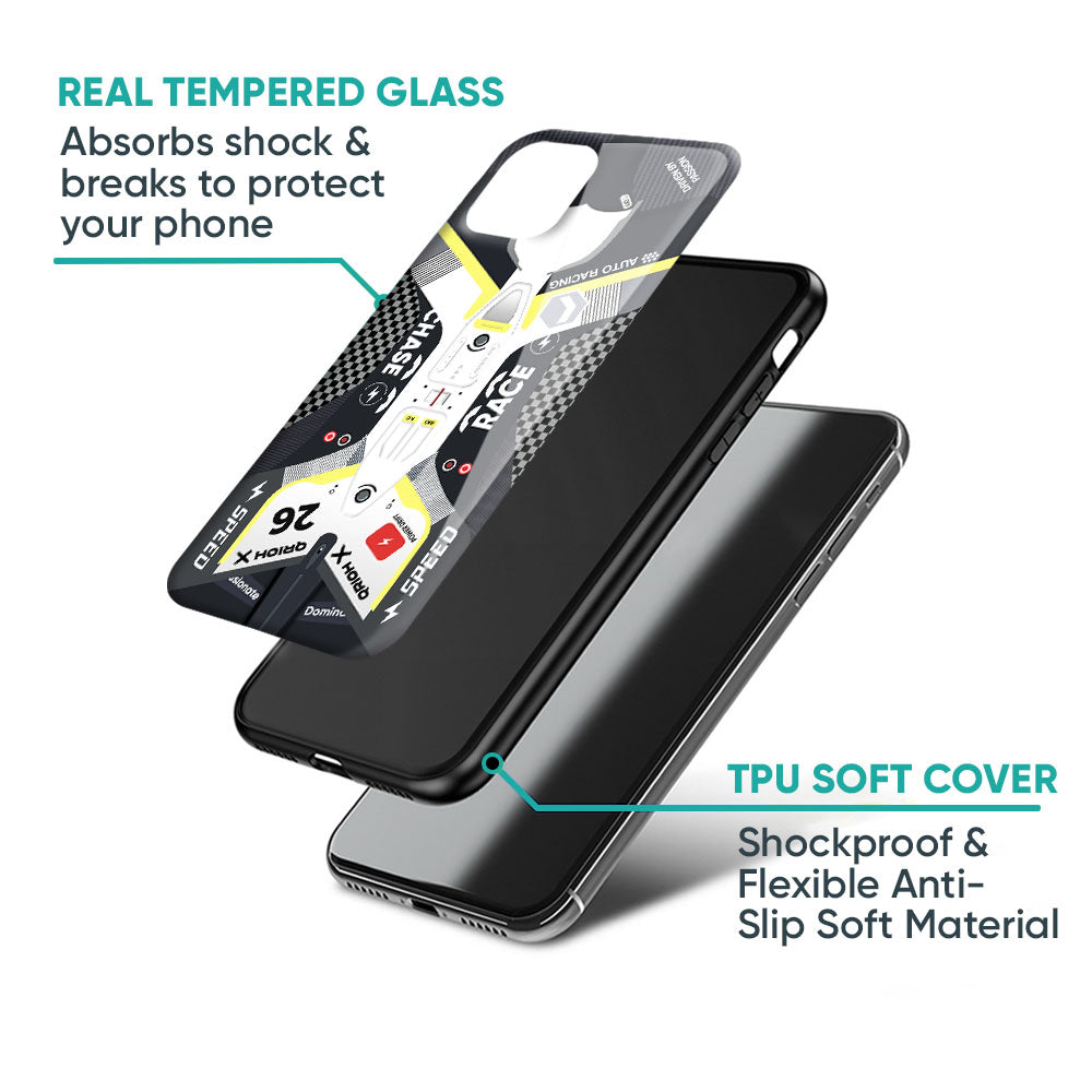 Car Enthusiast Glass Case for iPhone 17 Pro Max